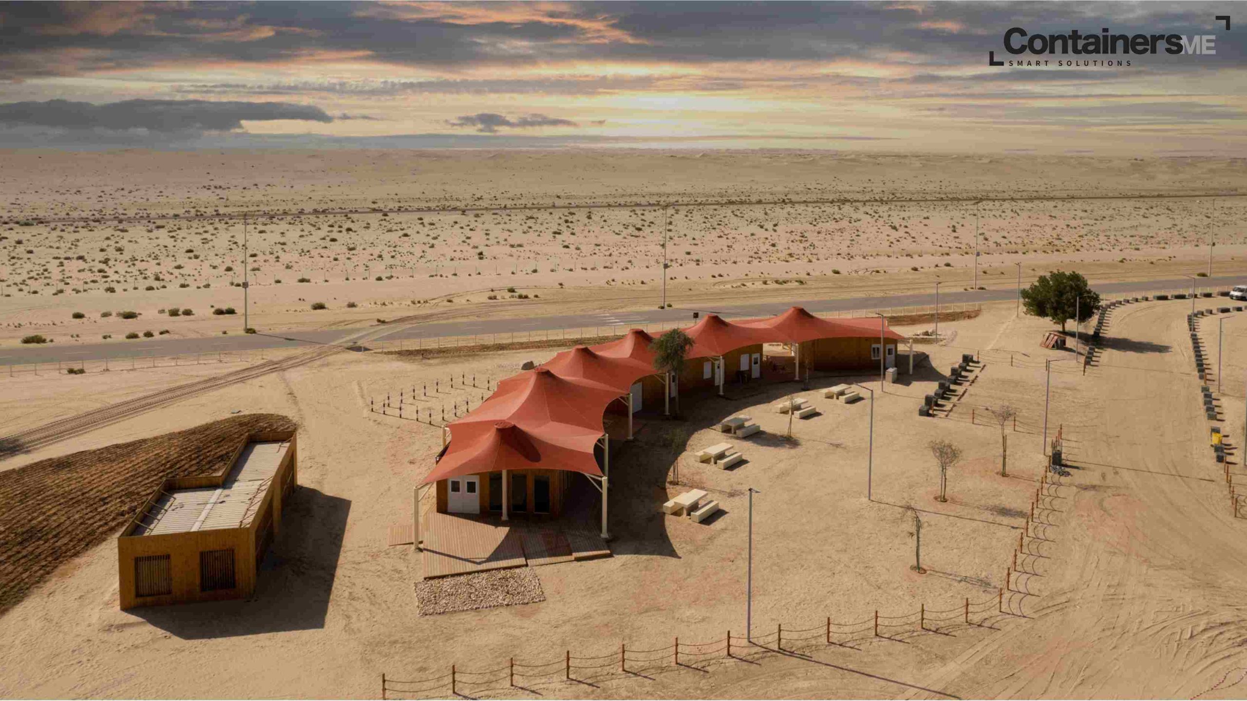 Public Parks and Outdoor Spaces made using temporary container 