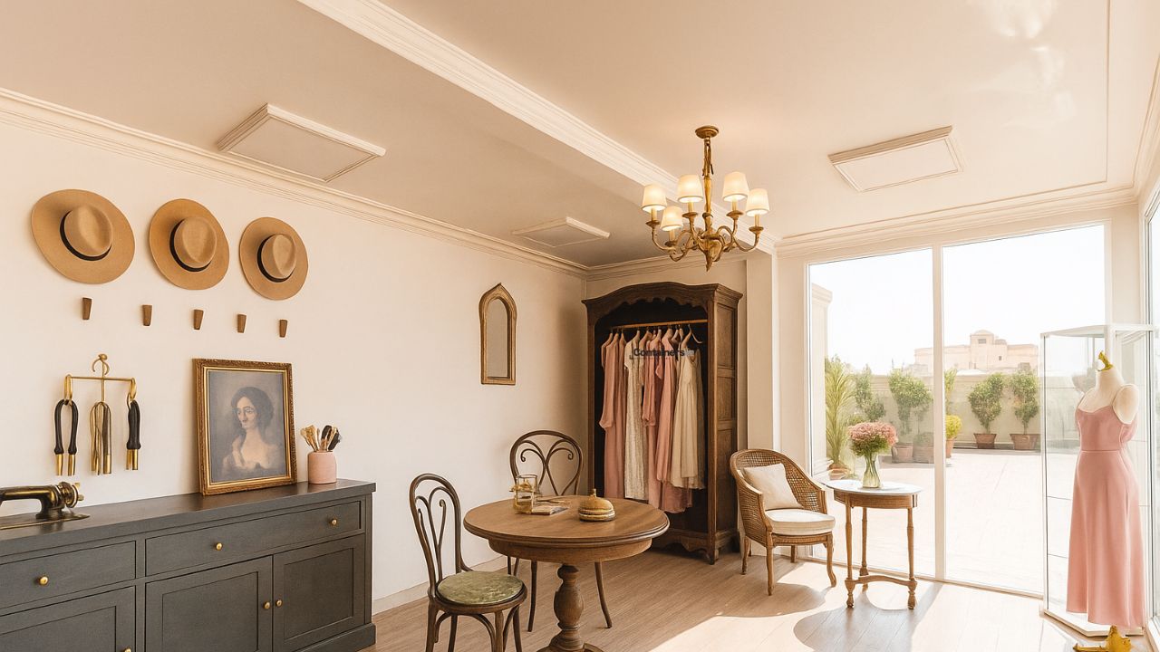 container boutique made using modular mobile container 