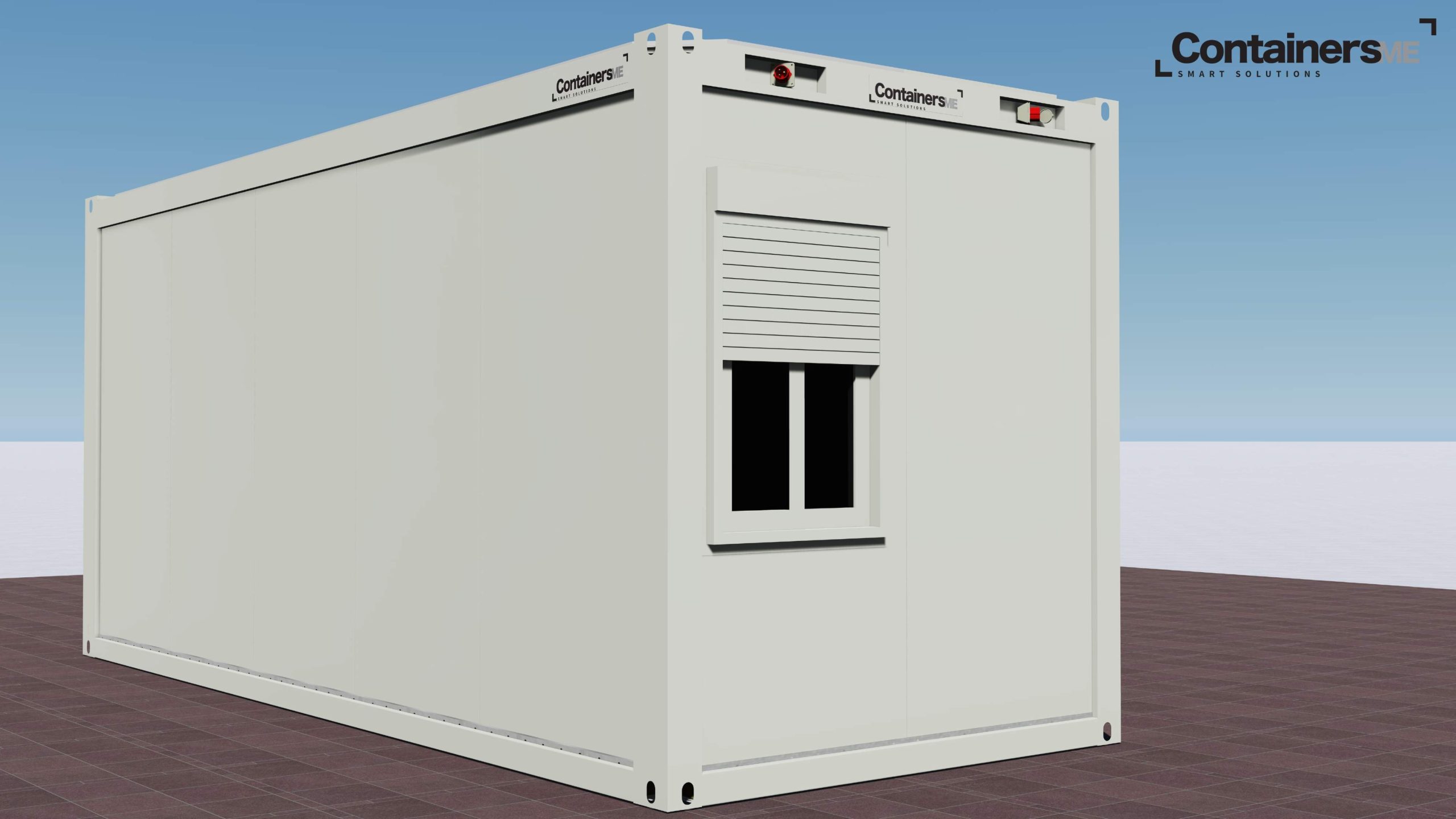 Modular storage container made using modular mobile container